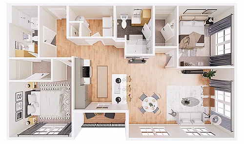 Floor plan Michael-2G