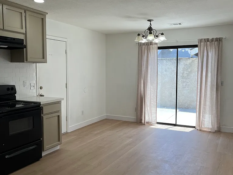 Kitchen with dining space