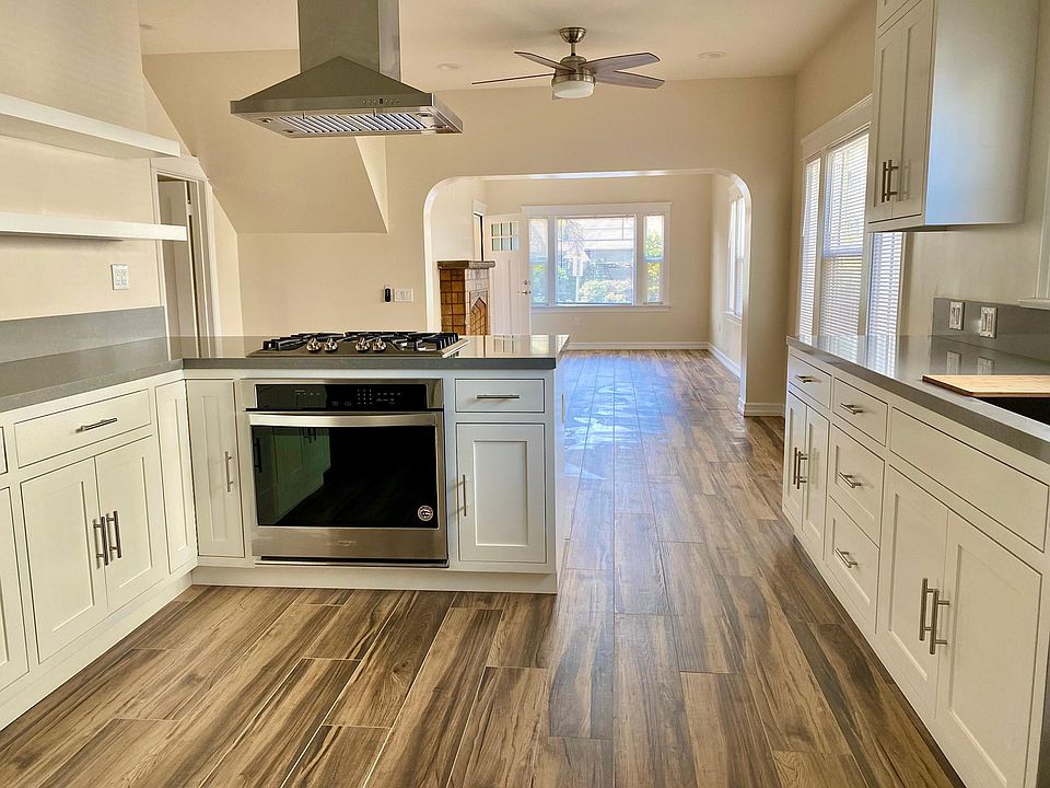 Living room and kitchen