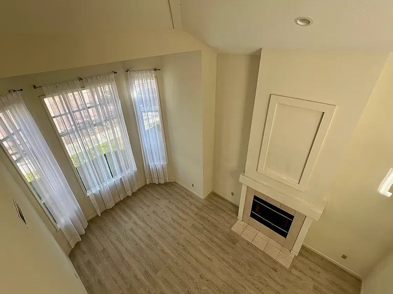 Living room view from 2nd floor