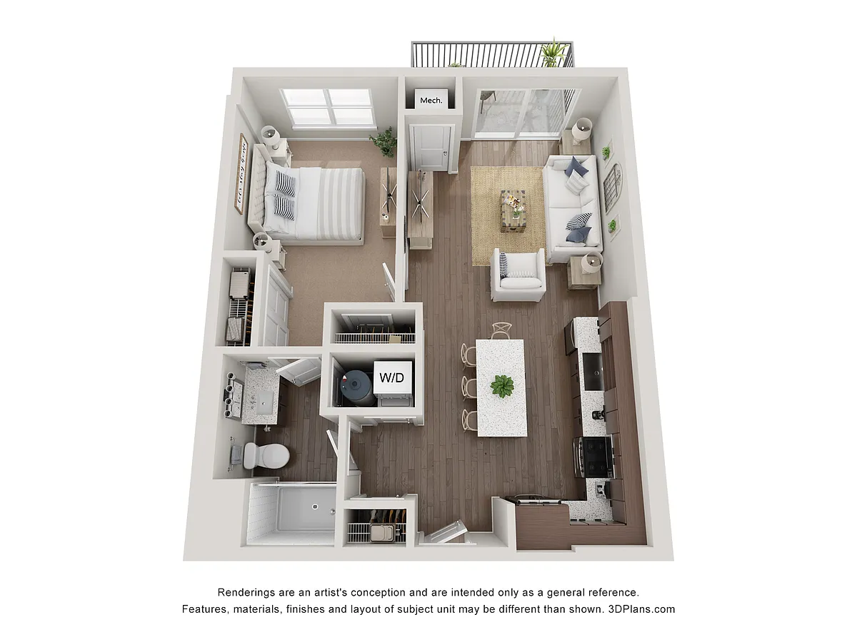 Floor plan A1b