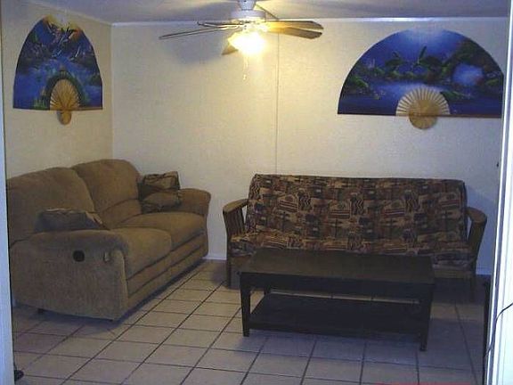 furnished living room
