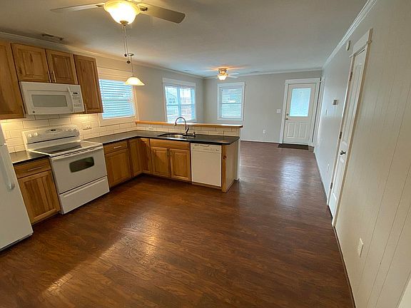 Kitchen and dining area
