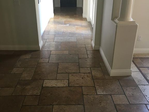 Hallway all custom stone