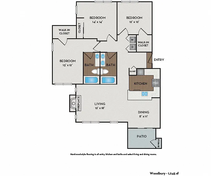 Floor plan Woodbury