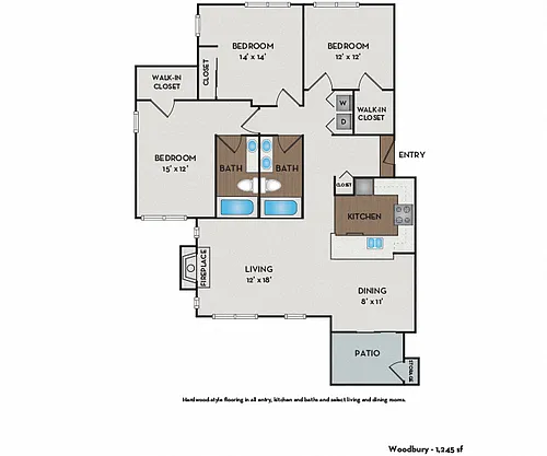 Floor plan Woodbury