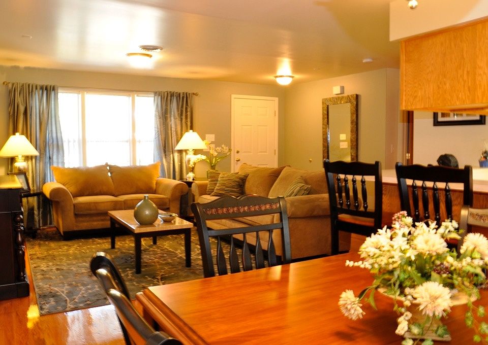 Open Kitchen and Living Room