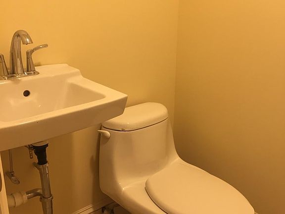 Half bathroom on first floor