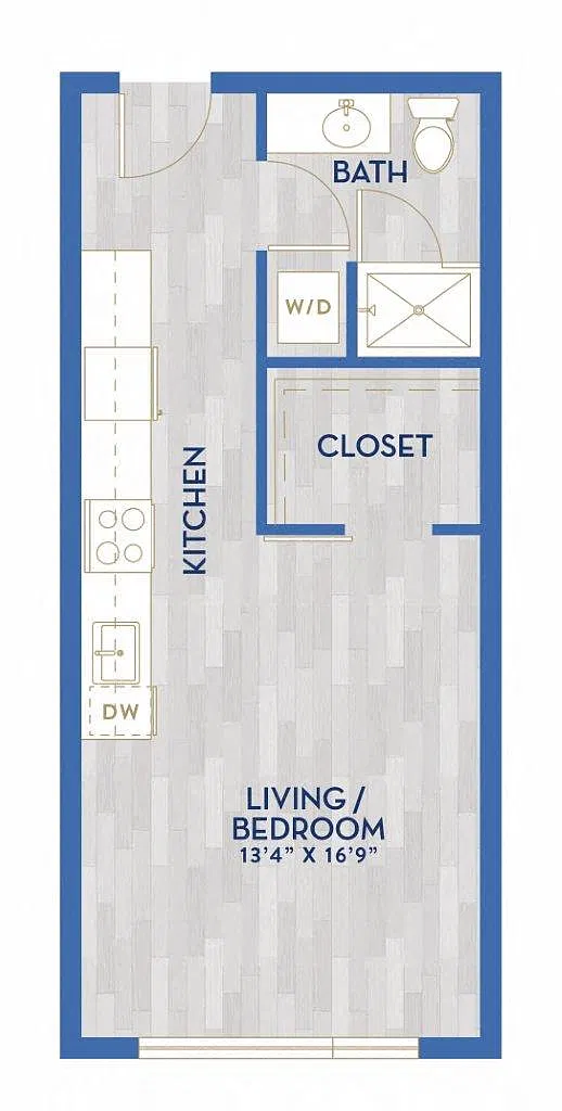 Floor plan A1 - Studio