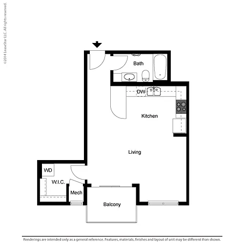 Floor plan Studio - E2