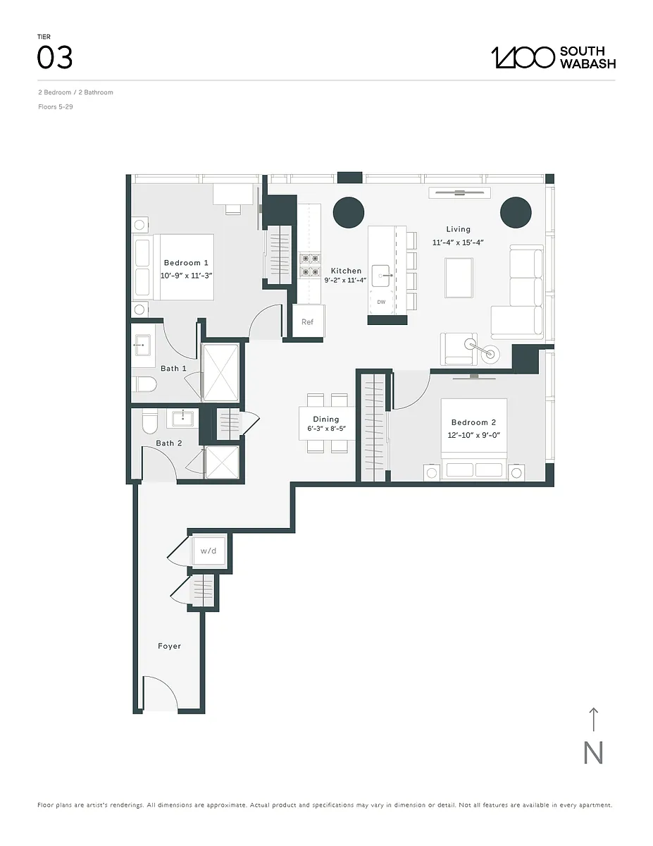 Floor plan T1