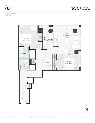 Floor plan T1