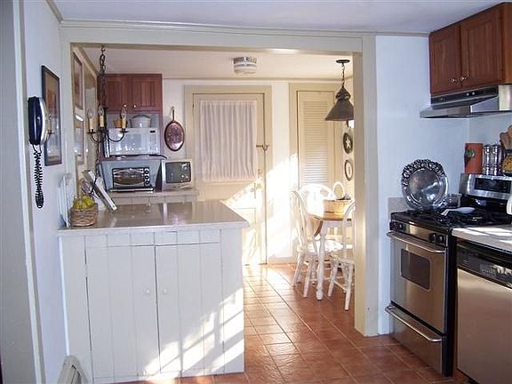 Kitchen with corian counter tops