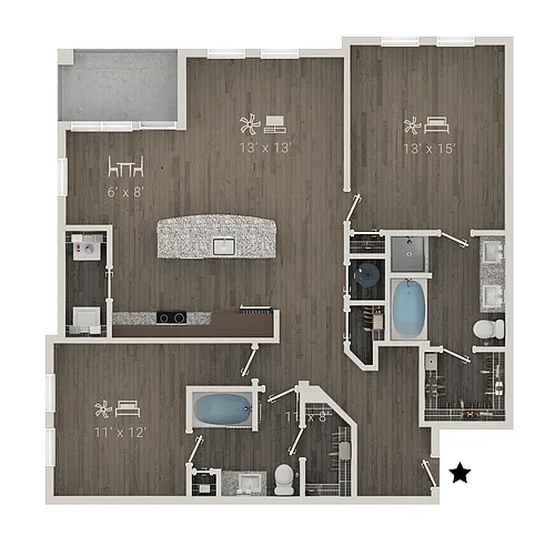 Floor plan B3