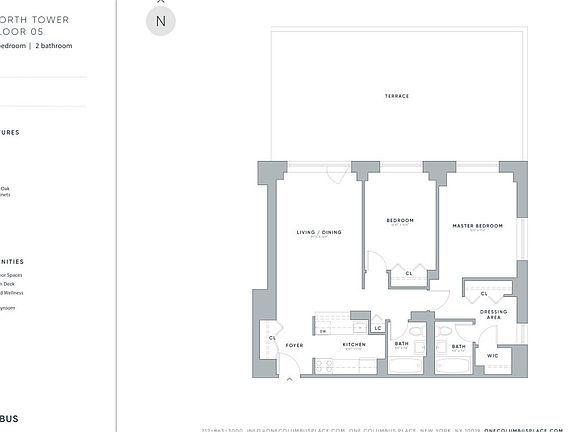 2nd image of 1 Columbus Pl APT N5e