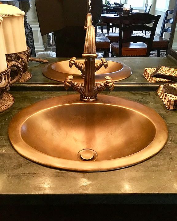Brushed Brass Wine Sink