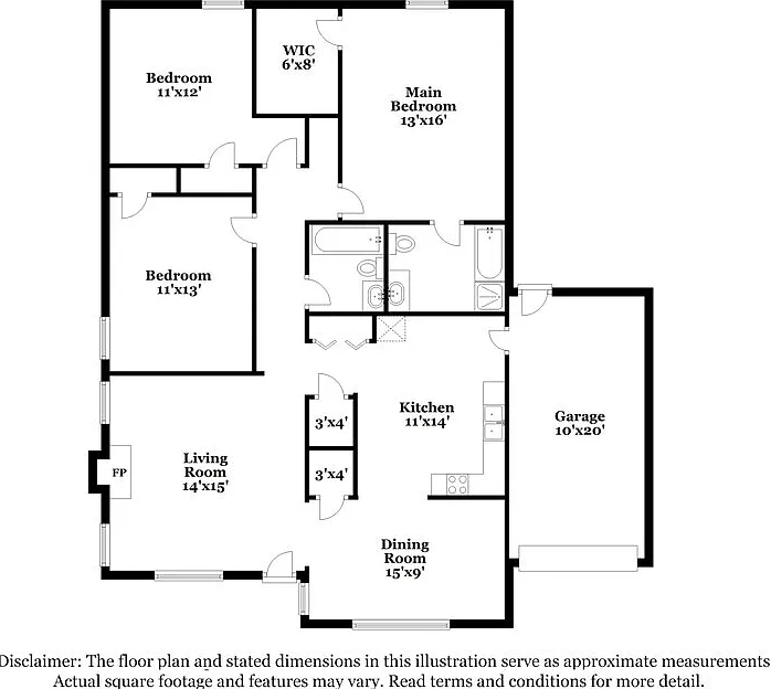 3 bed, 2.0 bath, 1304 sqft, $2,500 — Photo 2