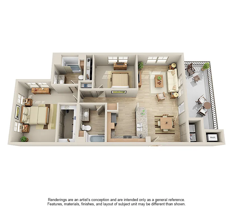 Floor plan B3