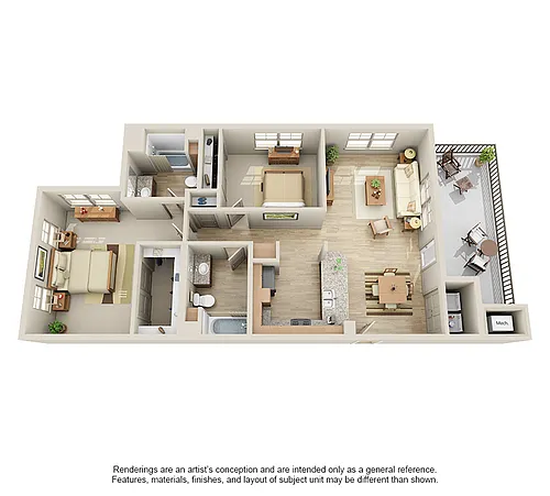 Floor plan B3