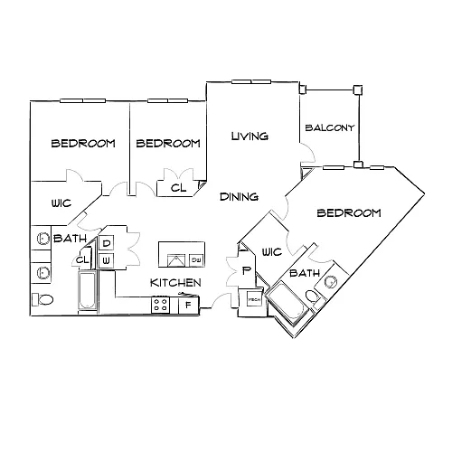 Floor plan Design 3A