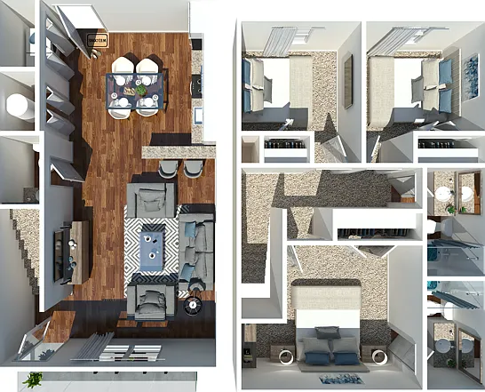 Three Bedroom Two and Half Bathroom Three Bedroom Two and Half Bathroom