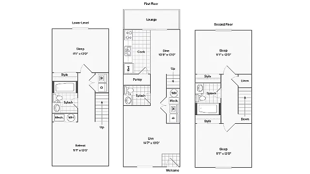 Floor plan Hamilton