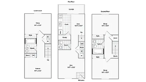 Floor plan Hamilton