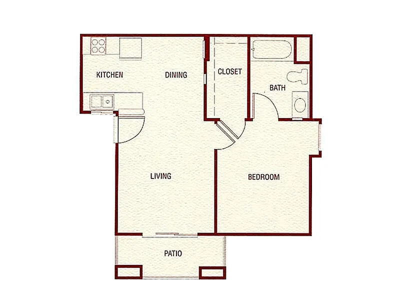 Floor plan 1X1