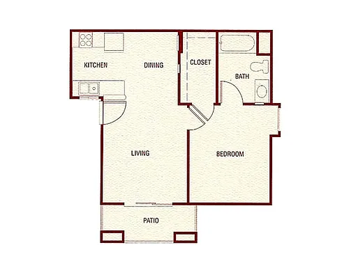 Floor plan 1X1