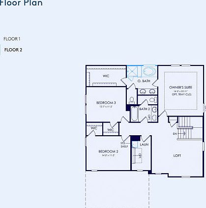 Newberry Floor Plan, Quick Move-In Home, Floor 2