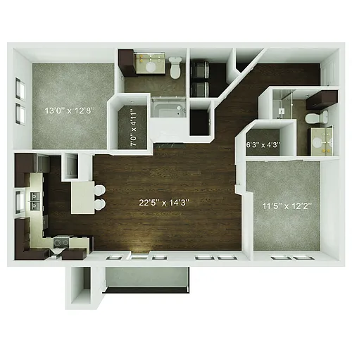 Floor plan Bradford