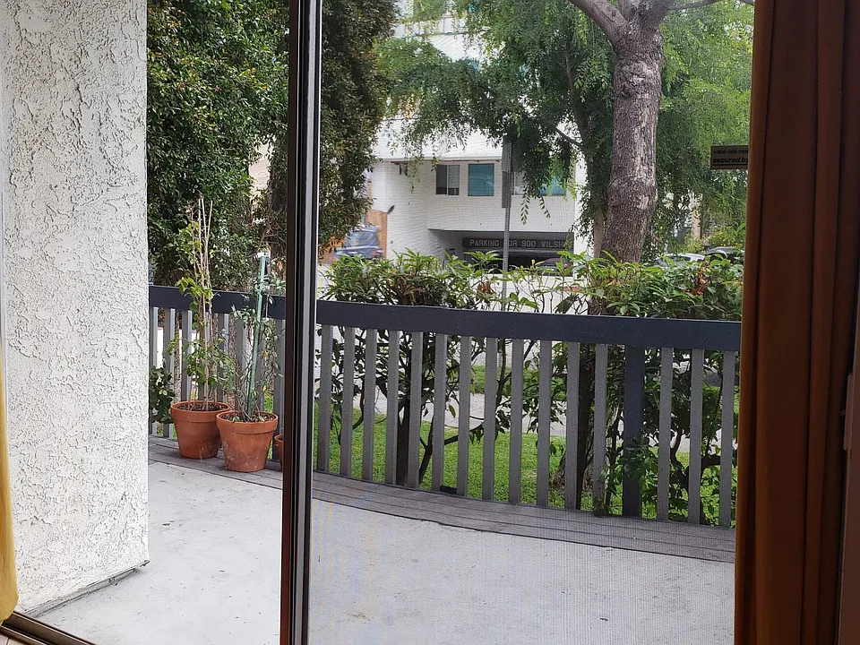 Downstairs patio