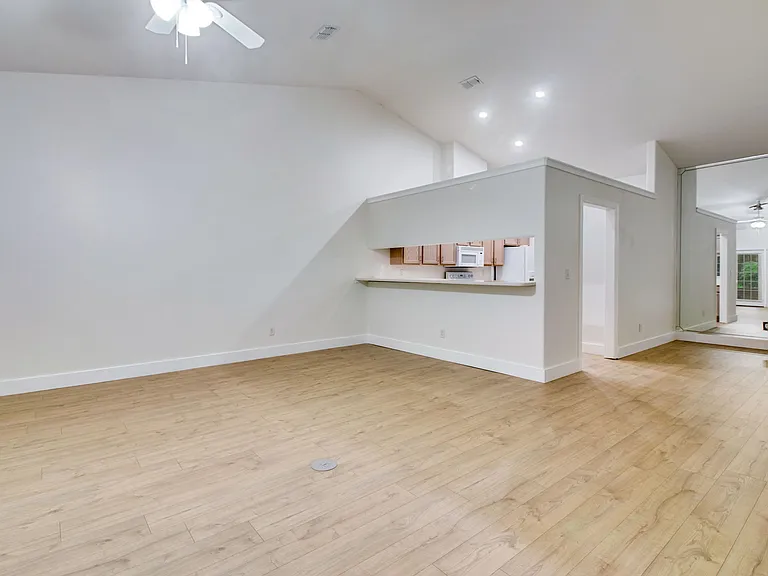 Living Area to Kitchen