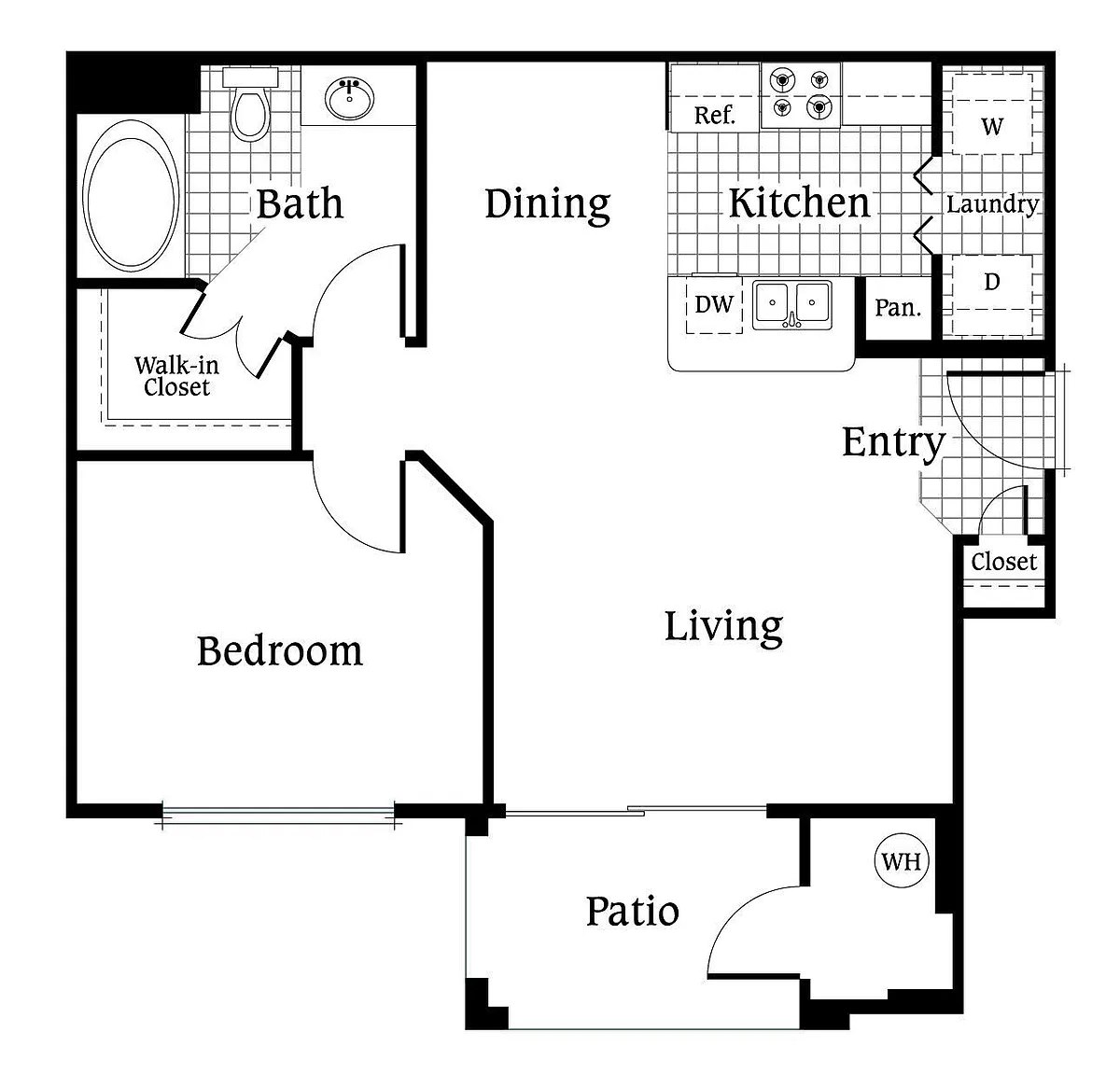 Floor plan Maple Renovated