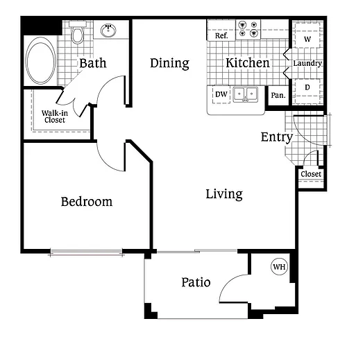 Floor plan Maple Renovated