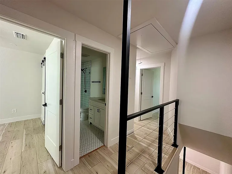 Upstairs hallway view