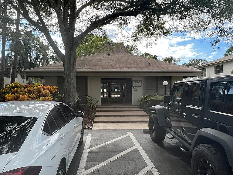 Clubhouse and swimming pool entrance