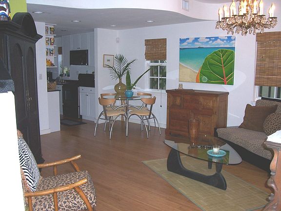 Living/dining/kitchen open area