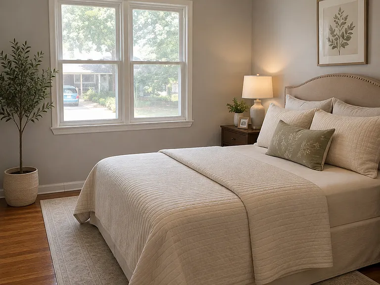 AI created visual of bedroom