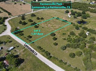 LOT 3 Lemonade Ln, Farmersville, TX 75442