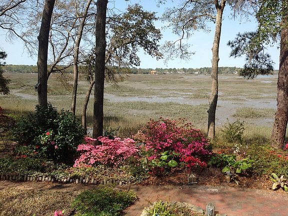View of Battery Creek from rear garden
