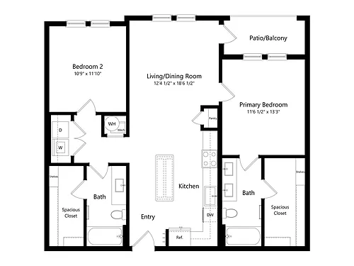 Floor plan B1A