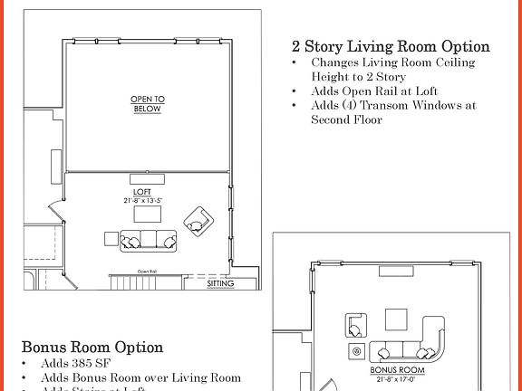 Available Options. Please see sales agent for additional costs associated with options
