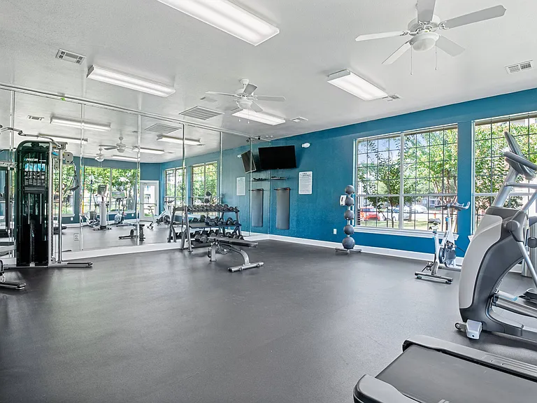 Fitness Center with Cardio and Free Weights