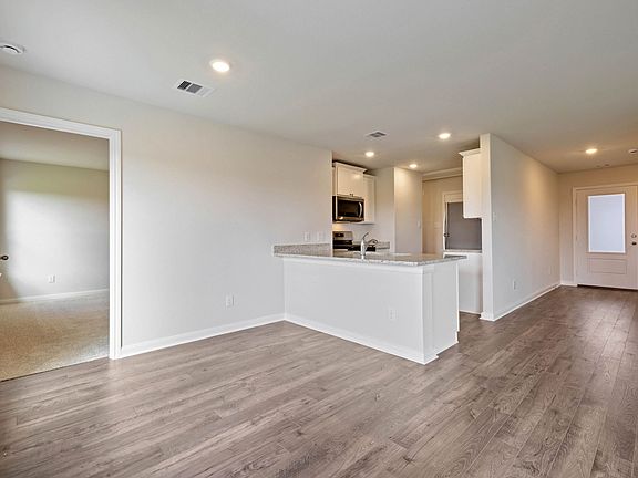Kitchen and adjoining dining area