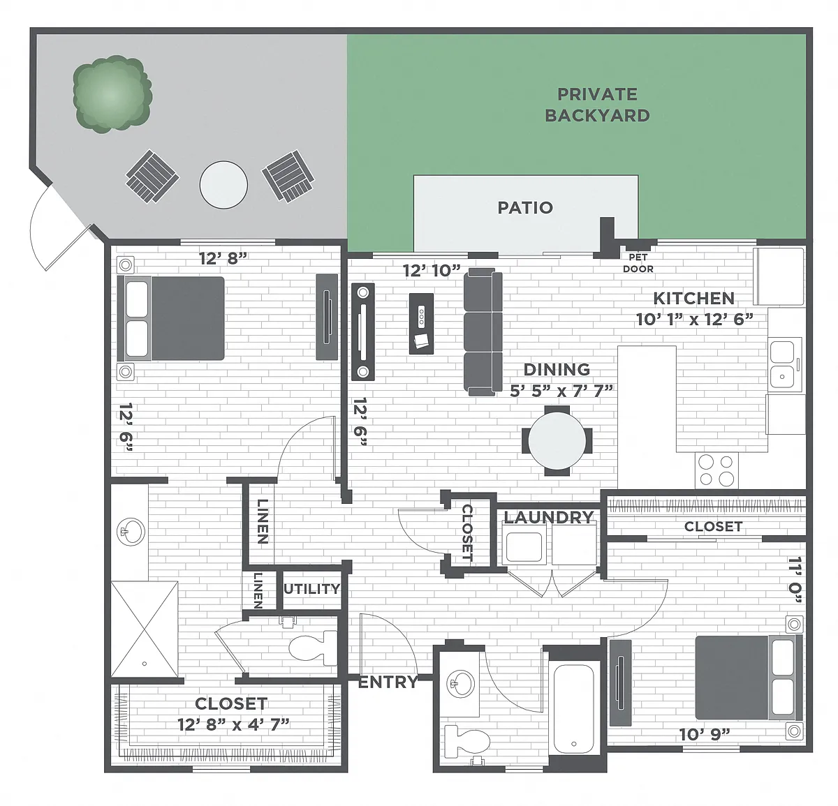 Floor plan Sunset