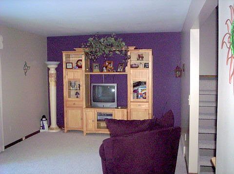 one end of living room