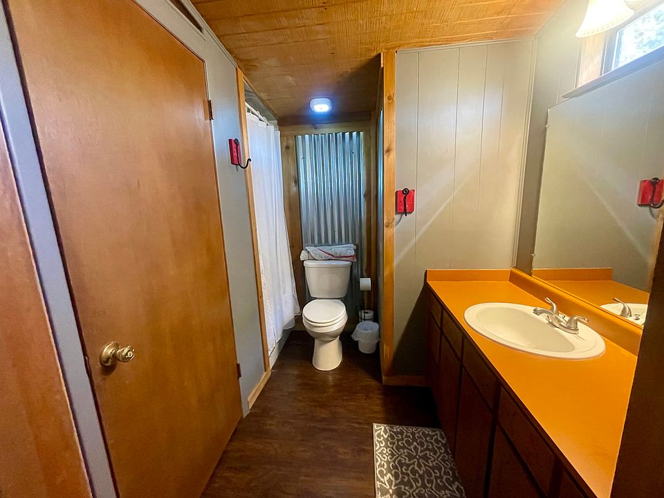 Large closet in bathroom.