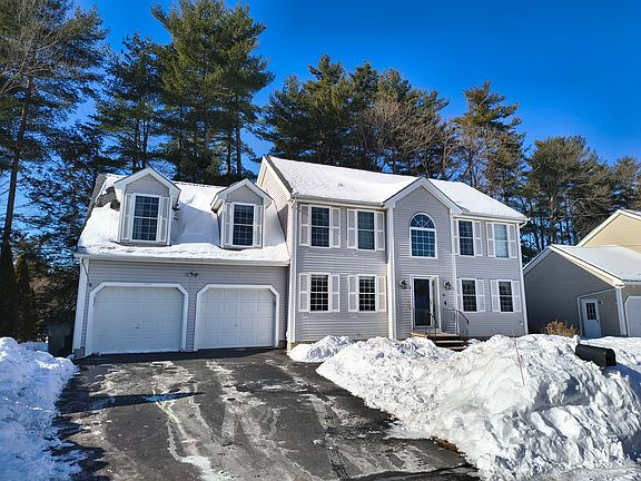 Front of house in winter