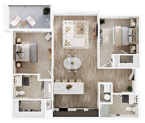 Floor plan B2A